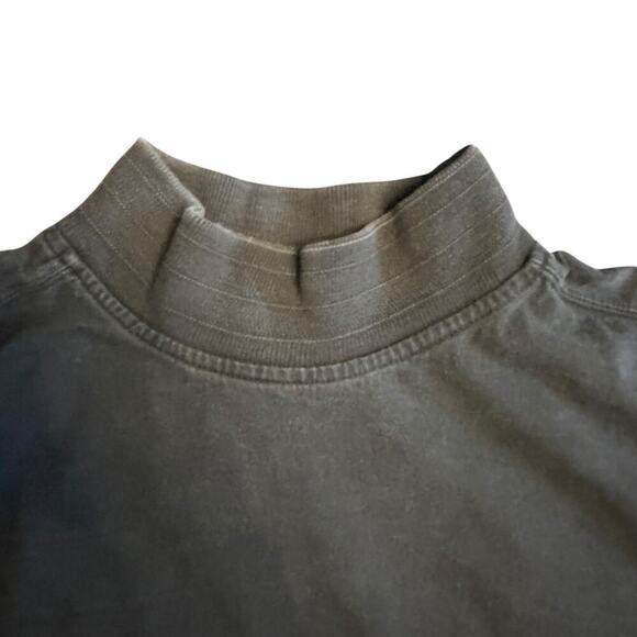 Vintage STARTER Chicago Bulls Long Sleeve Mock Neck T Shirt 90s Black SZ XL - Picture 6 of 11